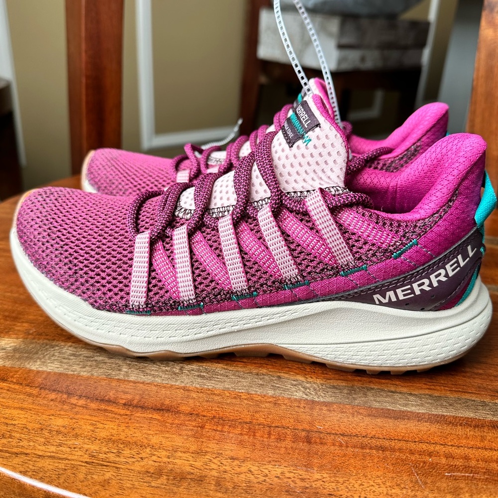 Merrell Women’s Fuchsia Bravada Edge Running Sneakers Shoes - Picture 3 of 16